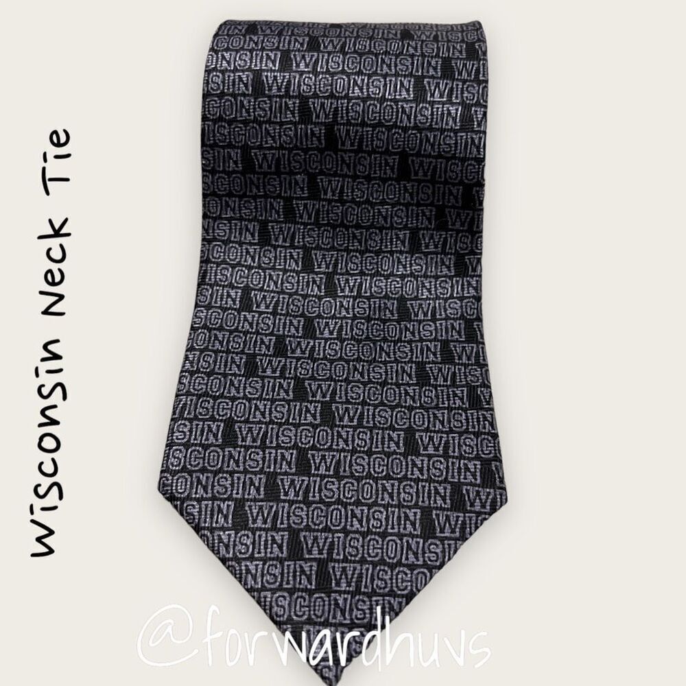 Wisconsin WhyKnot Sports Neck Tie - Wisconsin Badgers
